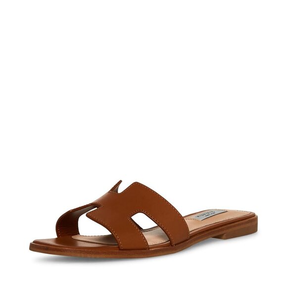 Steve Madden Shoes - Steve Madden Women's Hadyn Sandal, Cognac Leather